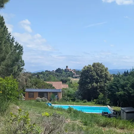 Nyaraló Tiny House Climatisee Avec Piscine A 15 Min De La Cite De Carcassonne *