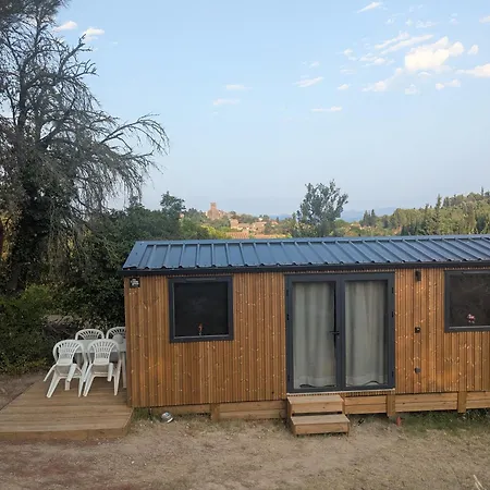 Tiny House Climatisee Avec Piscine A 15 Min De La Cite De Carcassonne Nyaraló Roullens